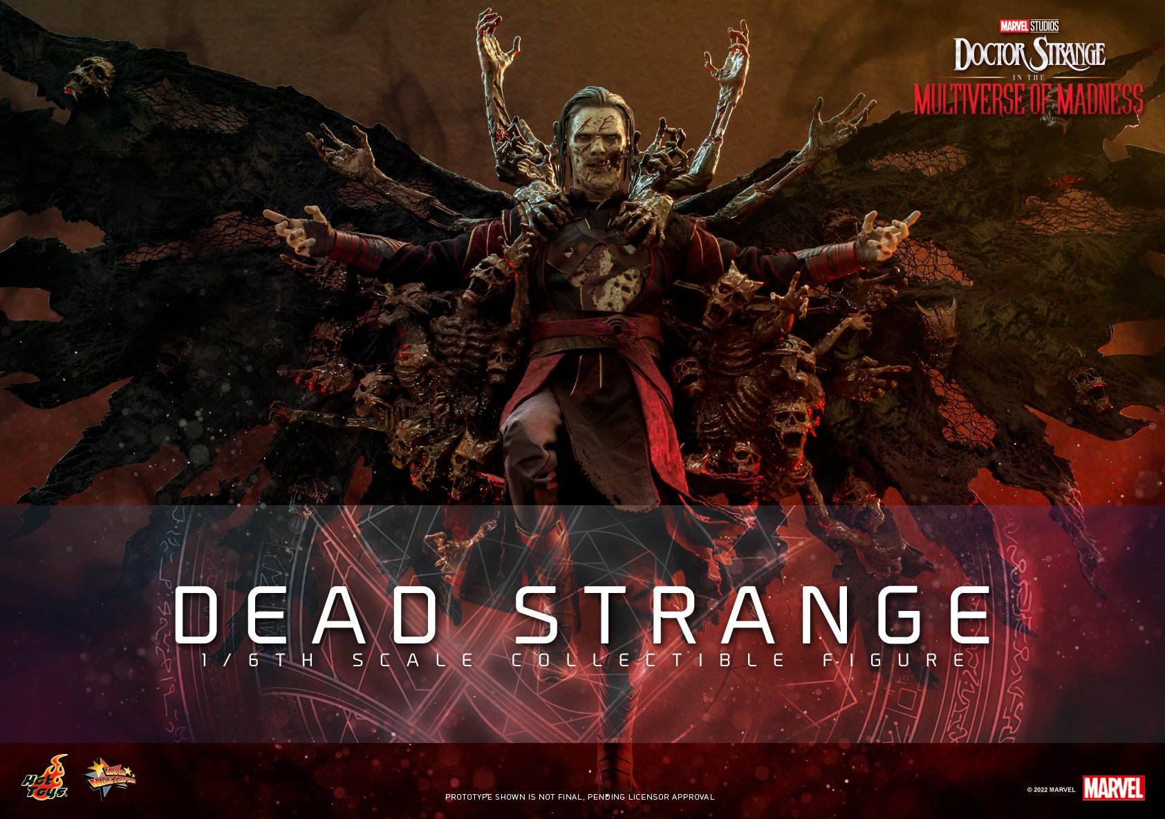 Hot Toys Marvel Dead Strange Doctor Strange in the Multiverse of Madness Figure MMS654